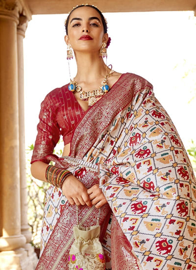 Amazing Patola Silk Printed Designer Traditional Saree