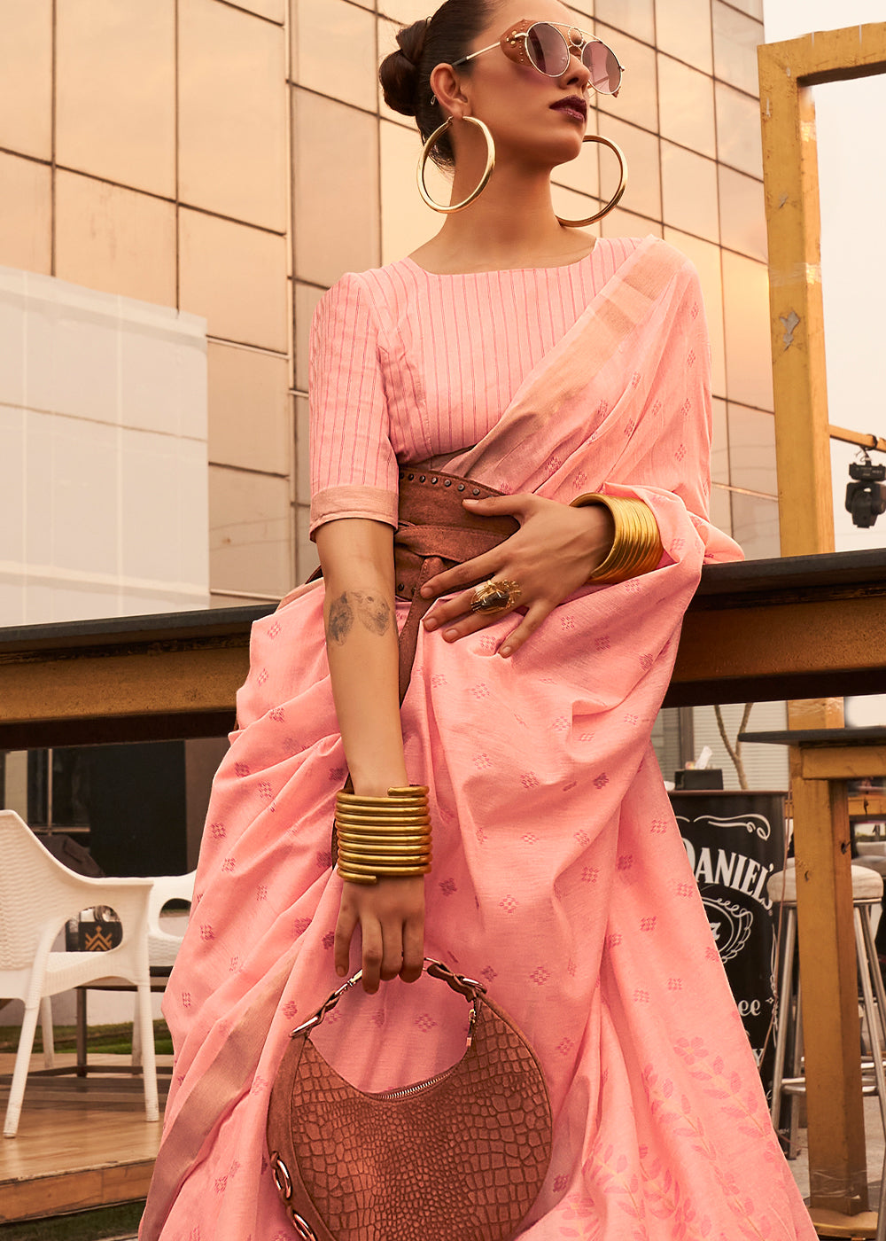 Heritage in Banarasi Cotton Silk Saree