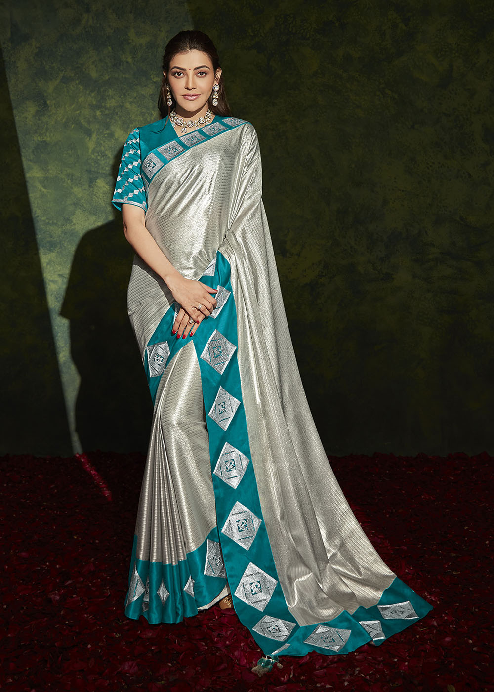 The Timeless Elegance of Silver  Silk Saree