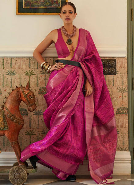 Handloom Silk Kalki Koechlin Traditional Designer Saree