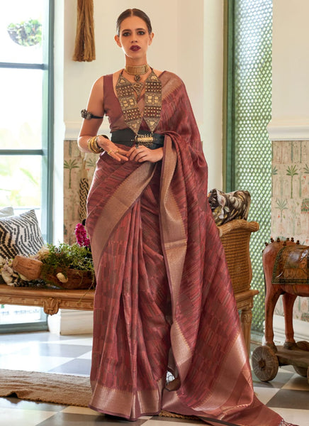 Fancy Handloom Silk Kalki Koechlin Trendy Classic Saree