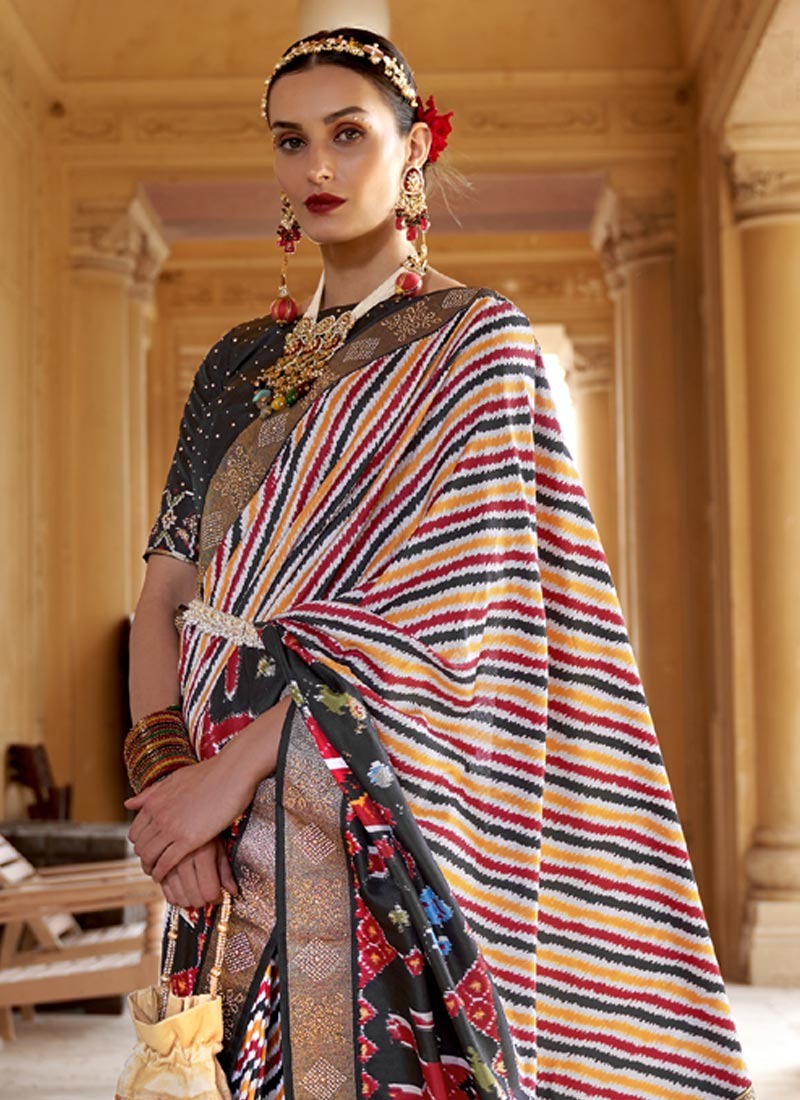 Ravishing Patola Silk Printed Traditional Saree