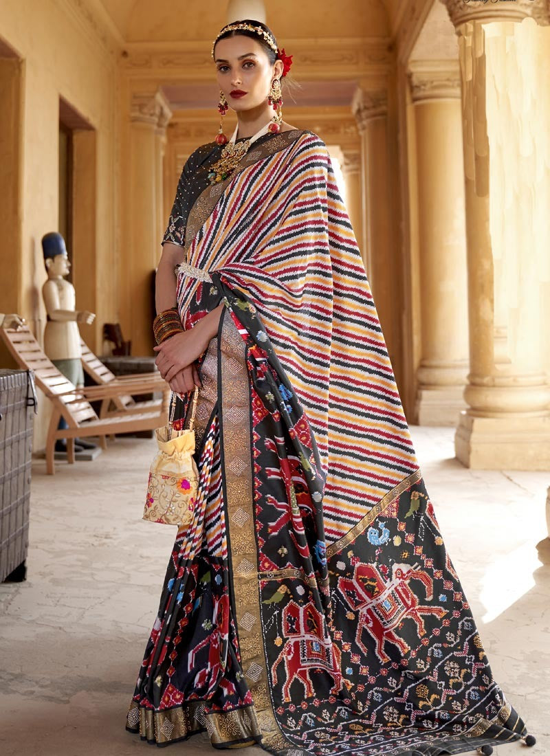 Ravishing Patola Silk Printed Traditional Saree