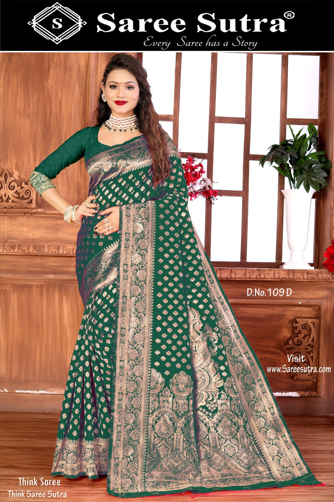 BANARASI SILK WITH ZARI WEAVING SAREE