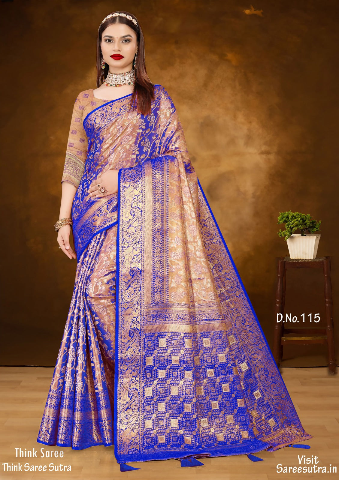 BANARASI SILK WITH ZARI WEAVING SAREE