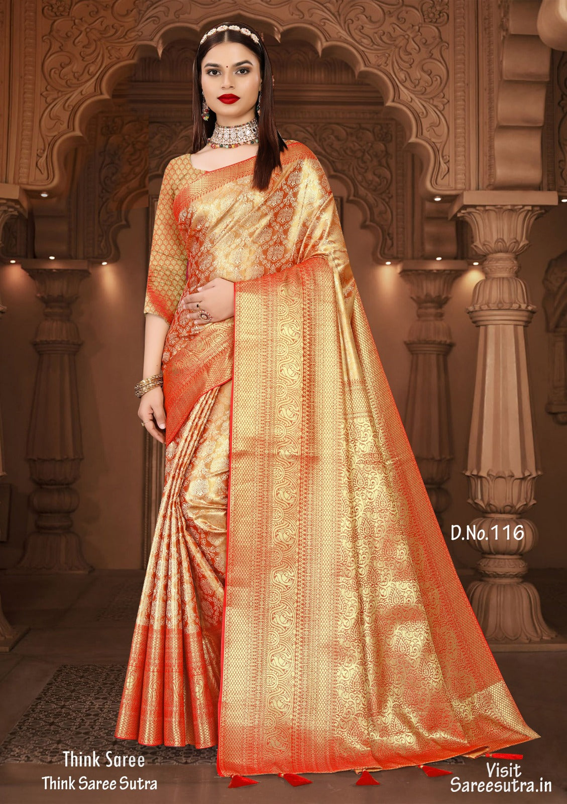 BANARASI SILK WITH ZARI WEAVING SAREE