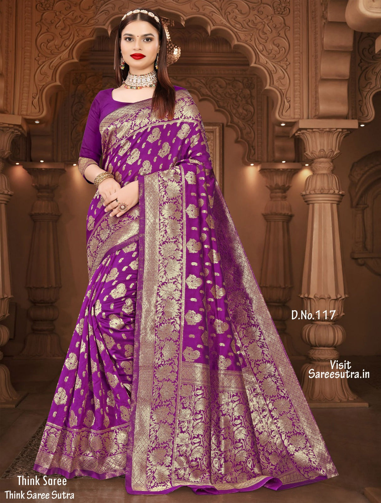 BANARASI SILK WITH ZARI WEAVING SAREE