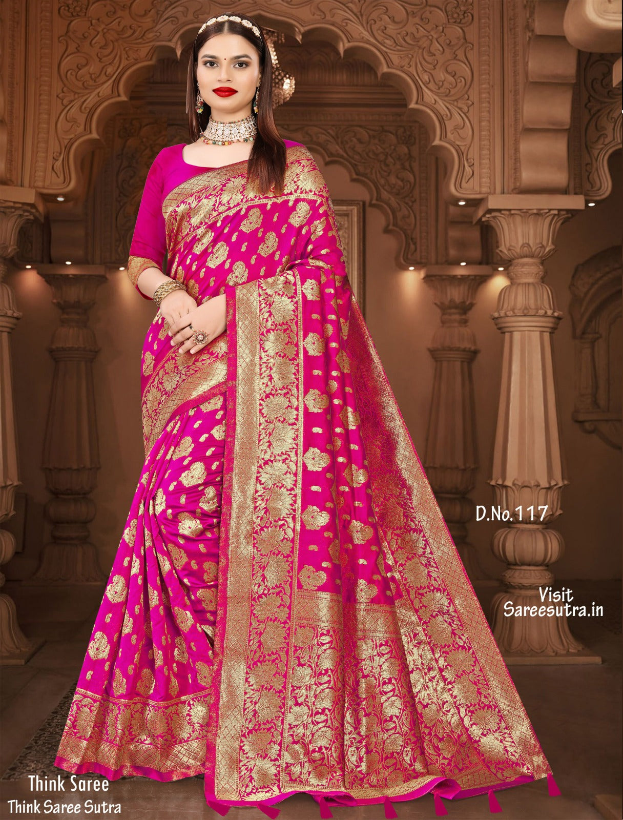 BANARASI SILK WITH ZARI WEAVING SAREE