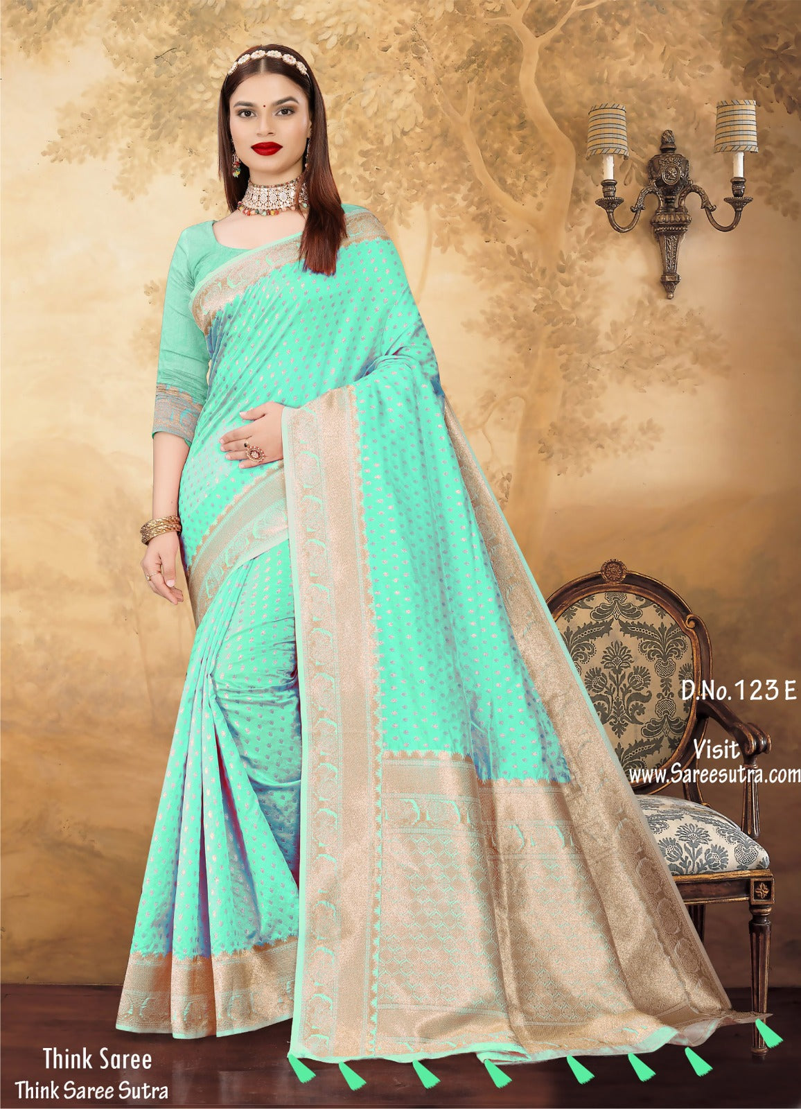 BANARASI SILK WITH ZARI WEAVING SAREE