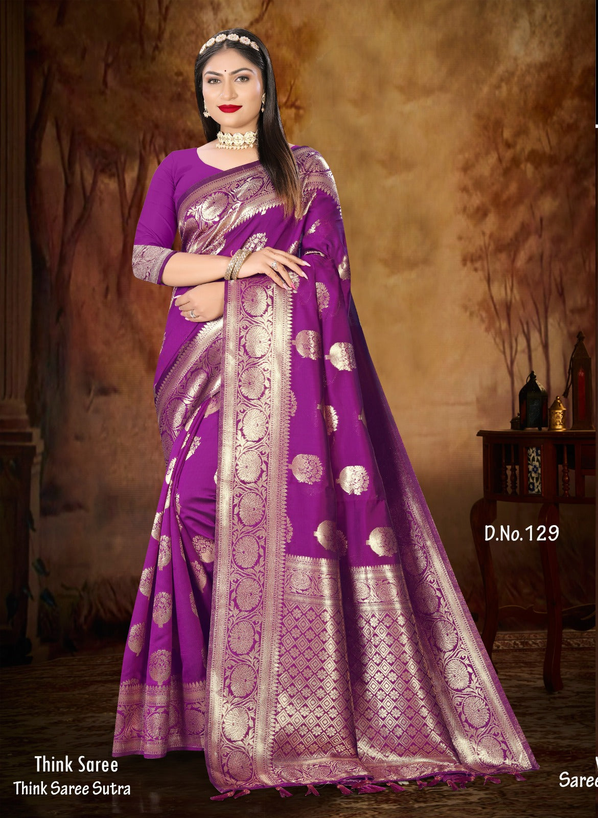 BANARASI SILK WITH ZARI WEAVING SAREE