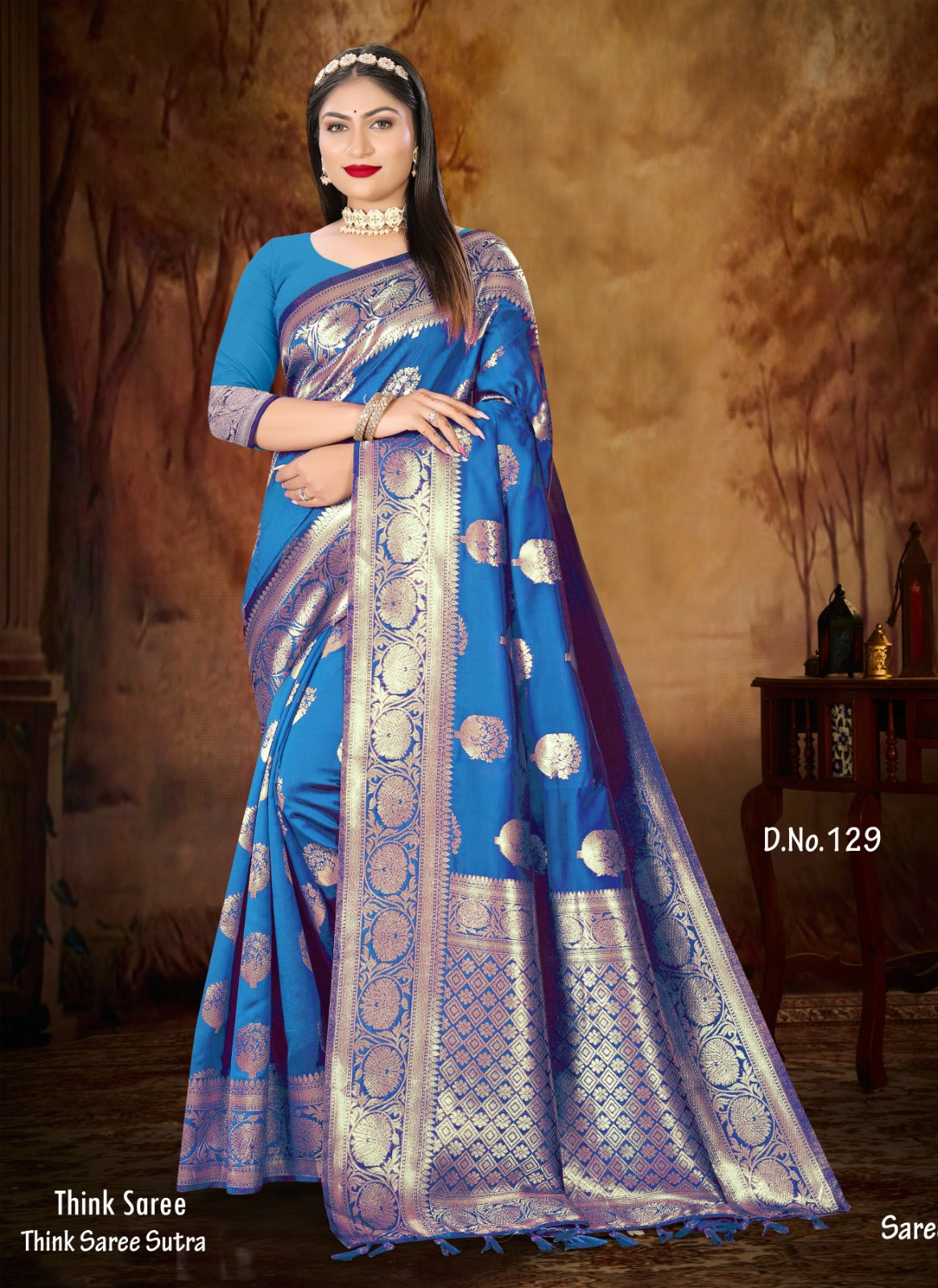 BANARASI SILK WITH ZARI WEAVING SAREE