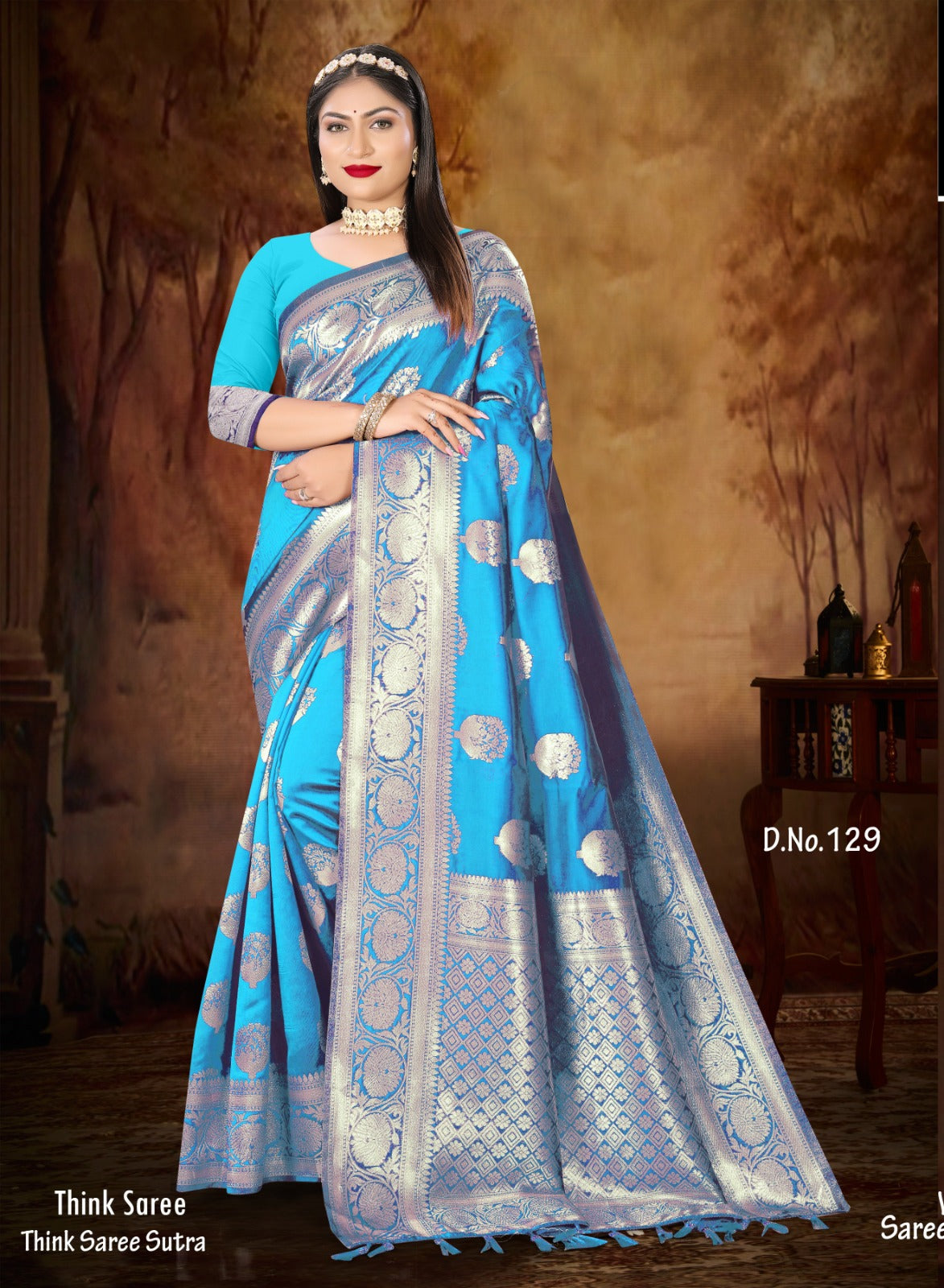 BANARASI SILK WITH ZARI WEAVING SAREE