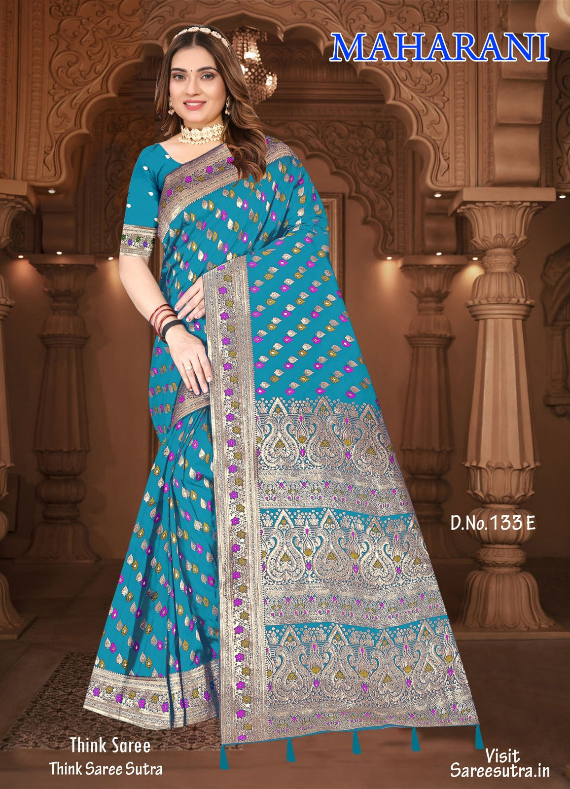 BANARASI SILK WITH ZARI WEAVING SAREE