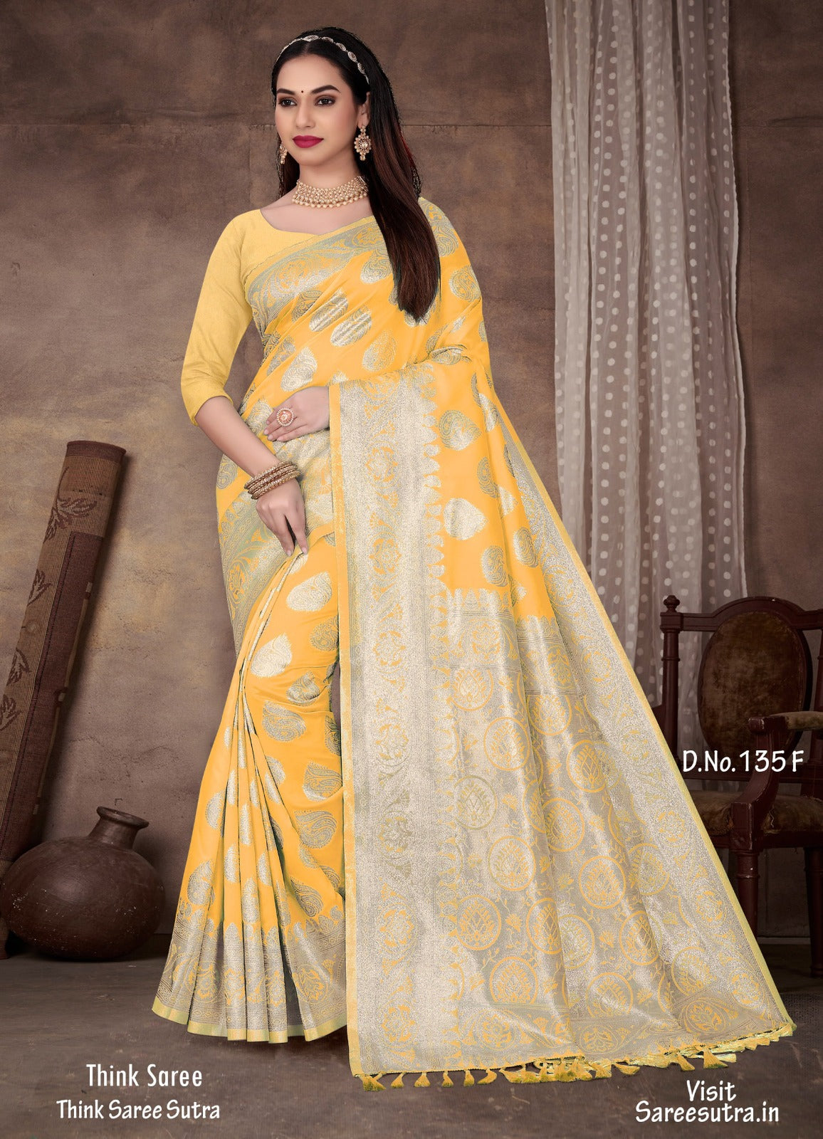 BANARASI SILK WITH ZARI WEAVING SAREE