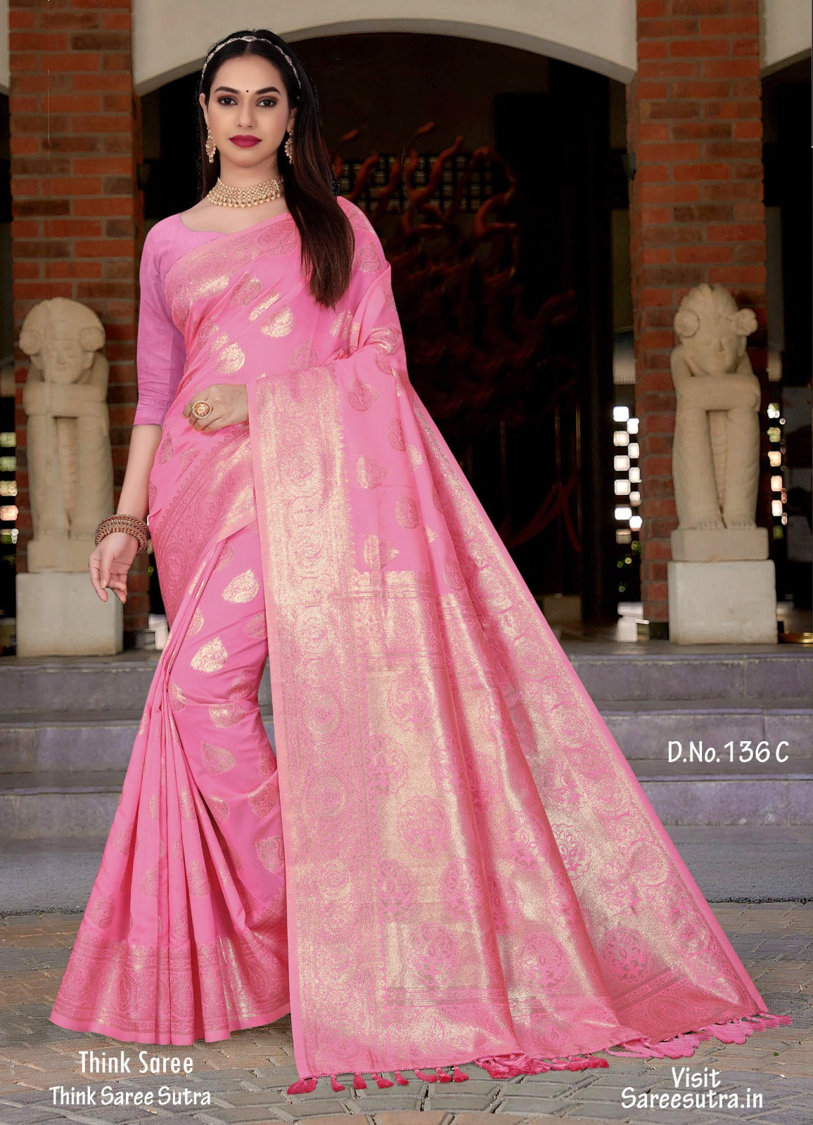 BANARASI SILK WITH ZARI WEAVING SAREE