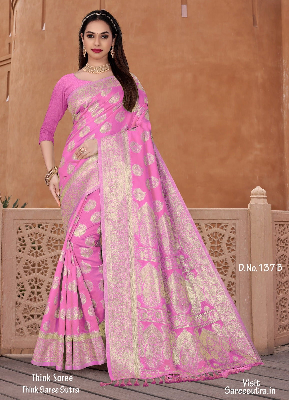 BANARASI SILK WITH ZARI WEAVING SAREE