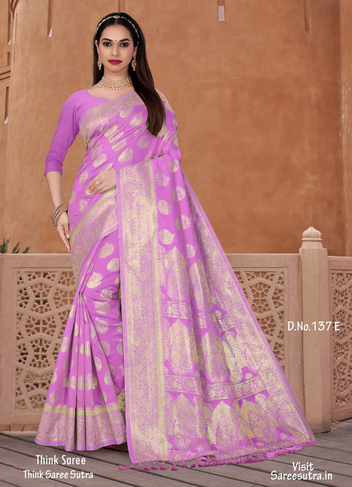 BANARASI SILK WITH ZARI WEAVING SAREE