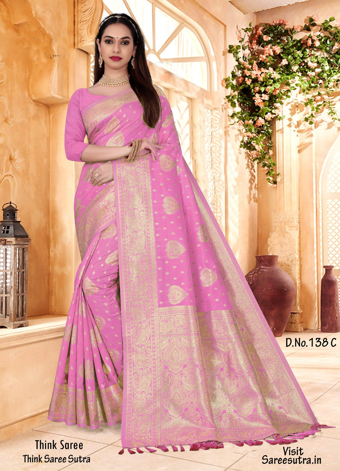 BANARASI SILK WITH ZARI WEAVING SAREE