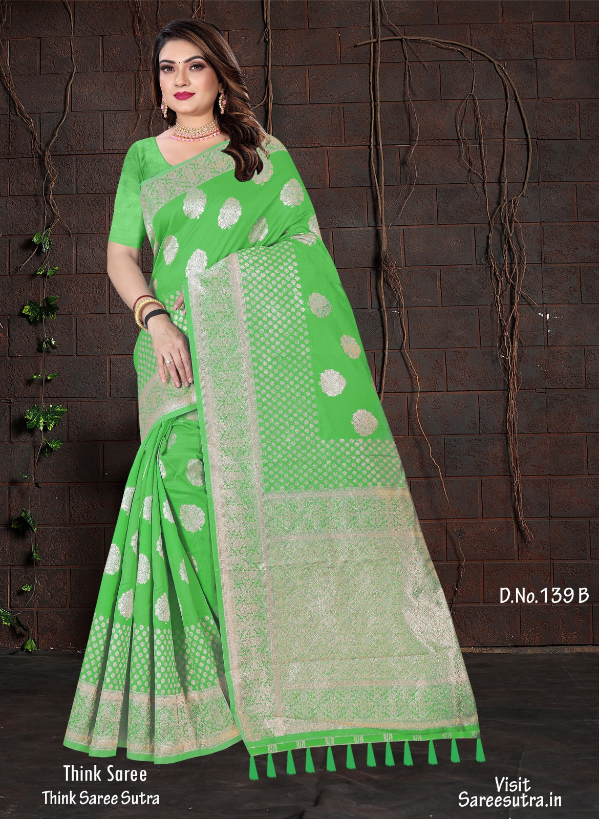 BANARASI SILK WITH ZARI WEAVING SAREE