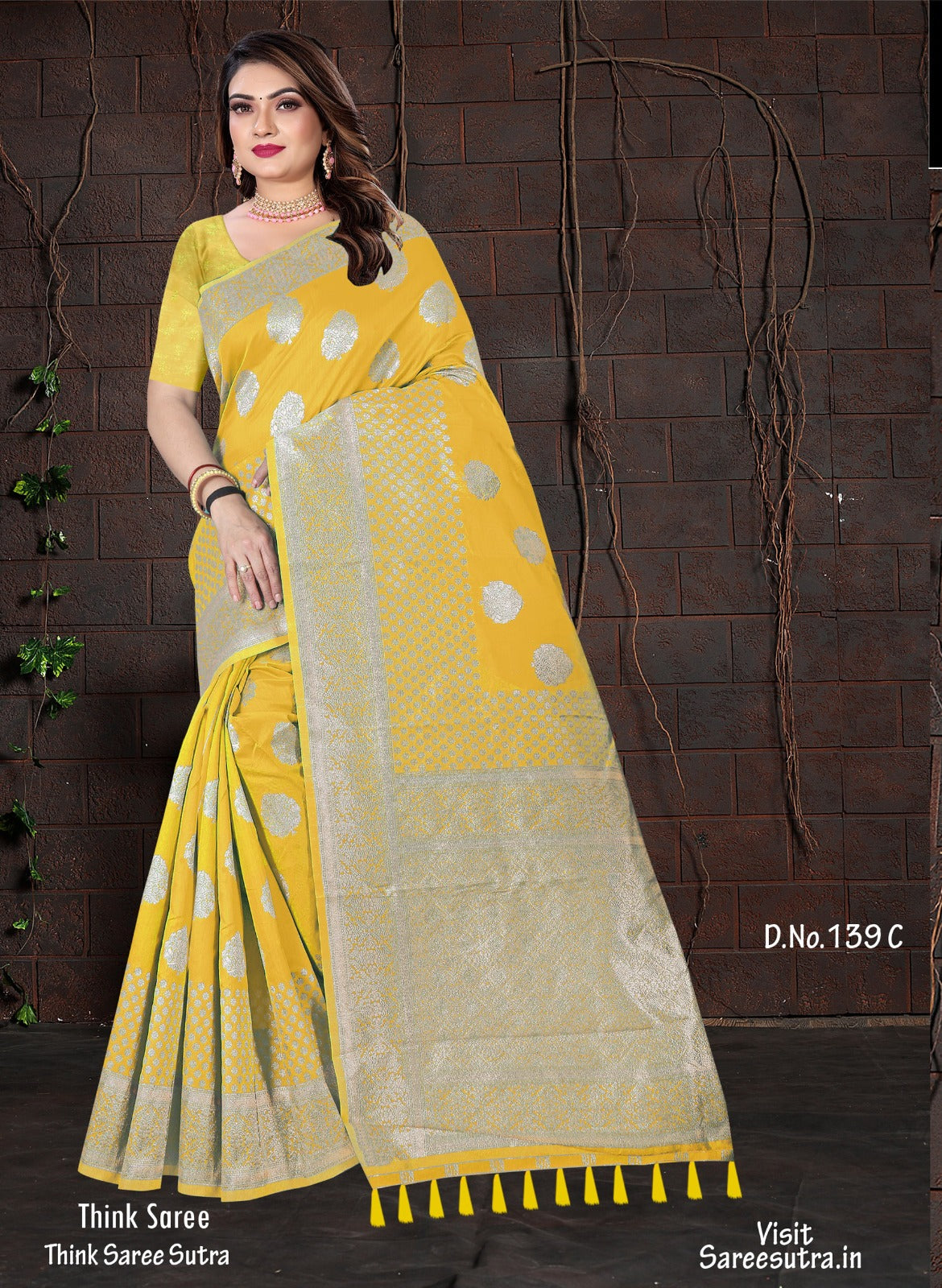 BANARASI SILK WITH ZARI WEAVING SAREE