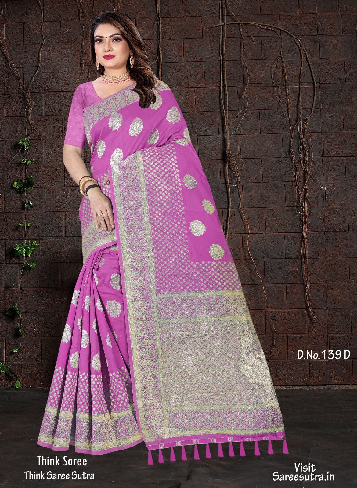 BANARASI SILK WITH ZARI WEAVING SAREE