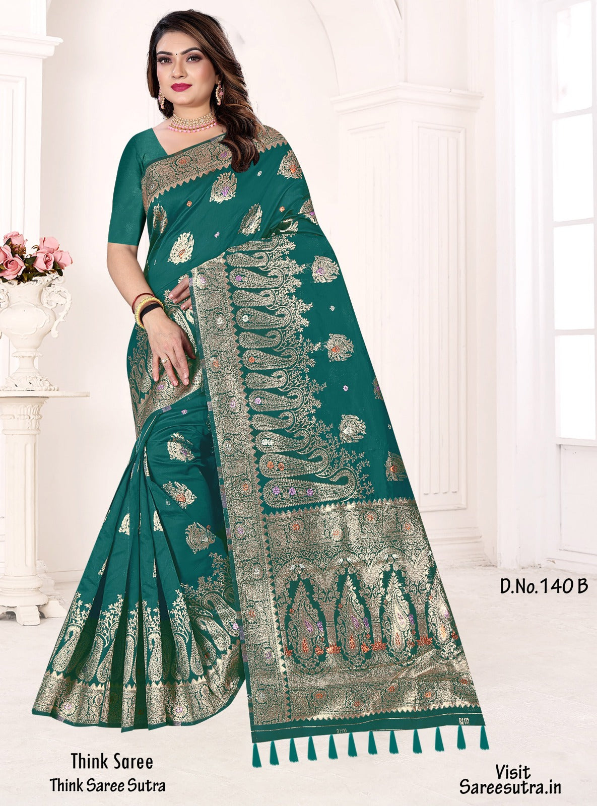 BANARASI SILK WITH ZARI WEAVING SAREE