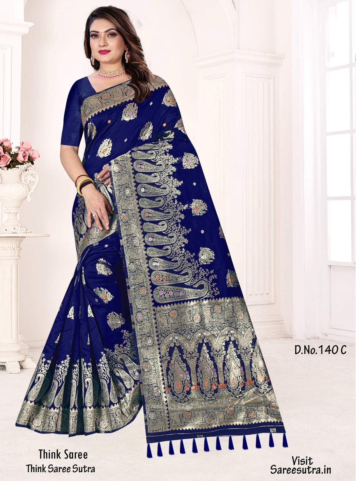 BANARASI SILK WITH ZARI WEAVING SAREE