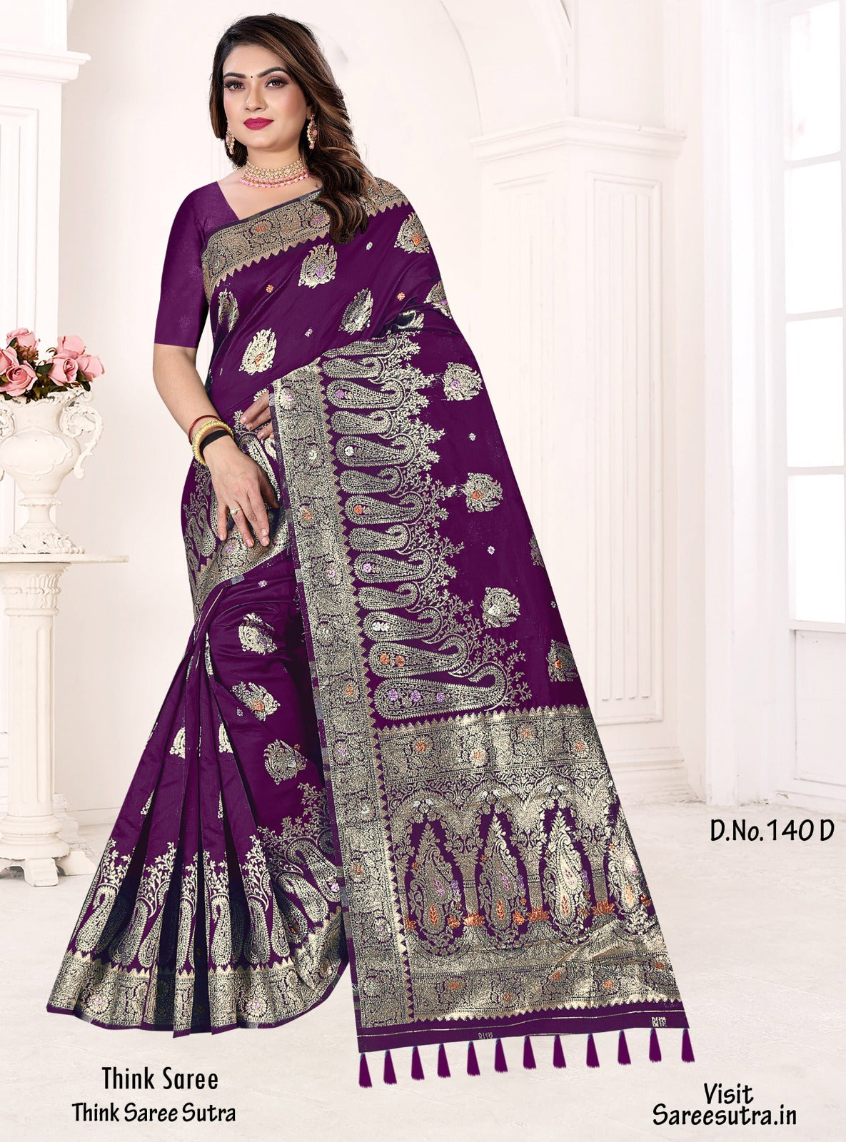 BANARASI SILK WITH ZARI WEAVING SAREE