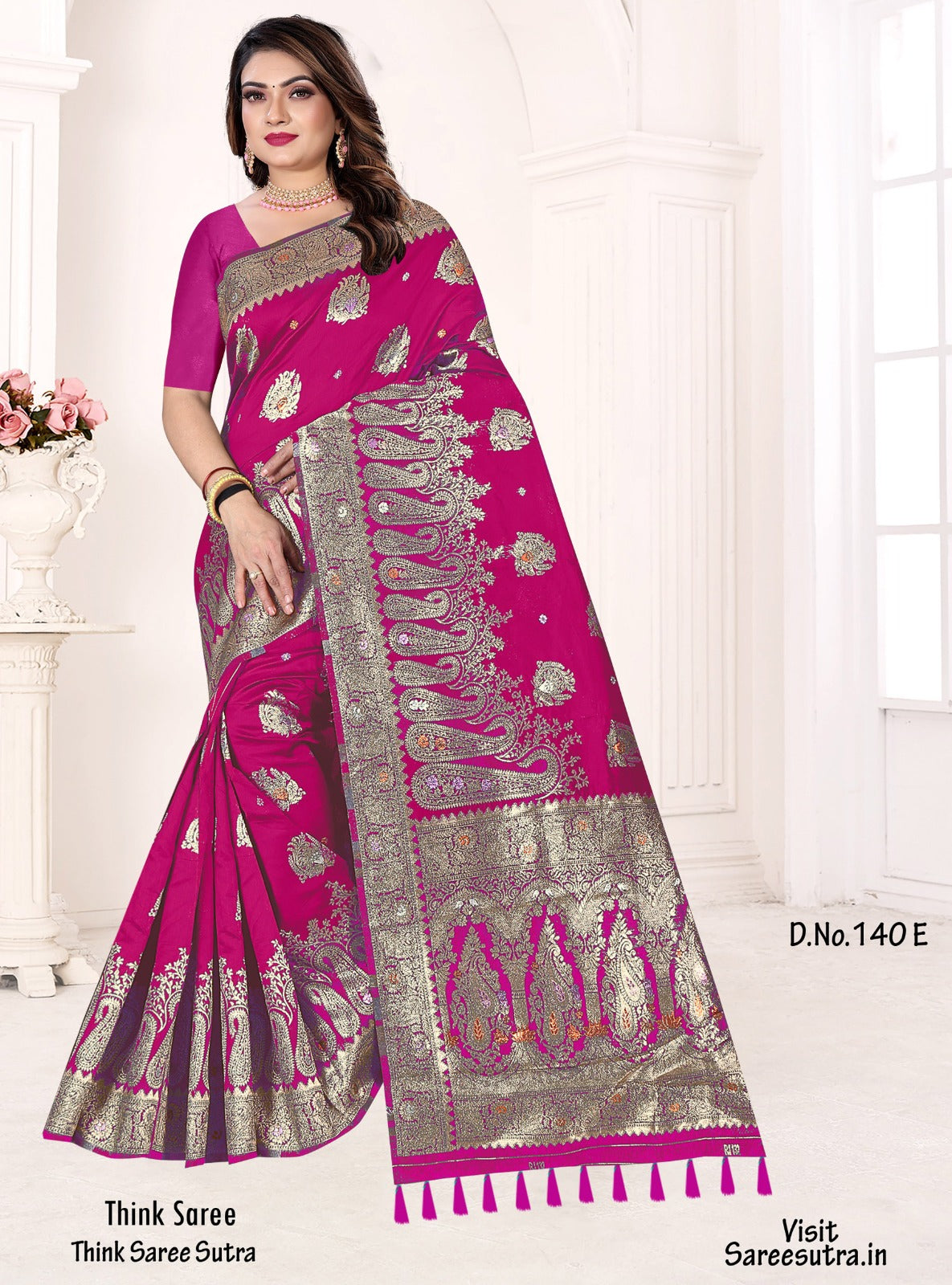 BANARASI SILK WITH ZARI WEAVING SAREE