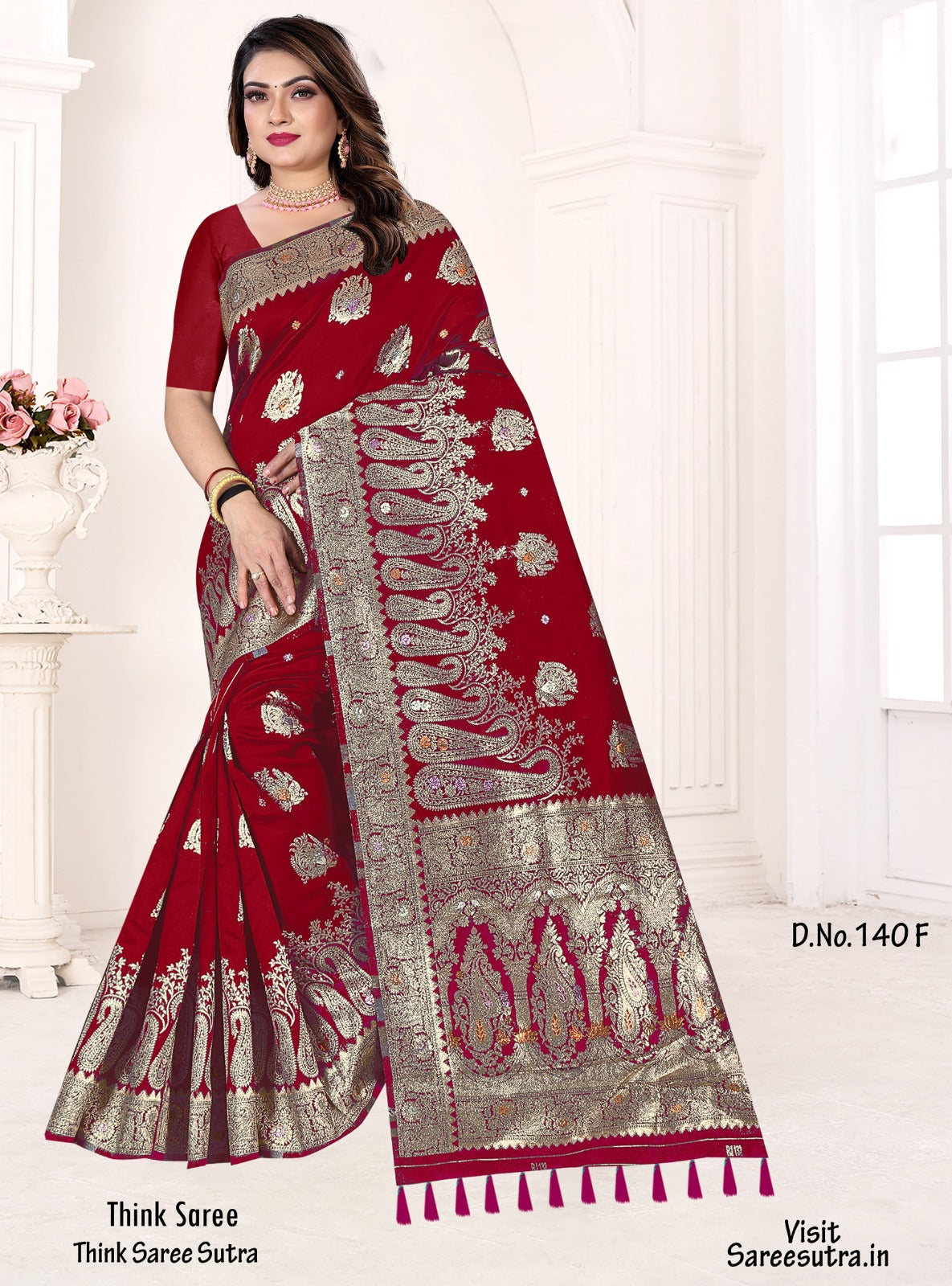 BANARASI SILK WITH ZARI WEAVING SAREE