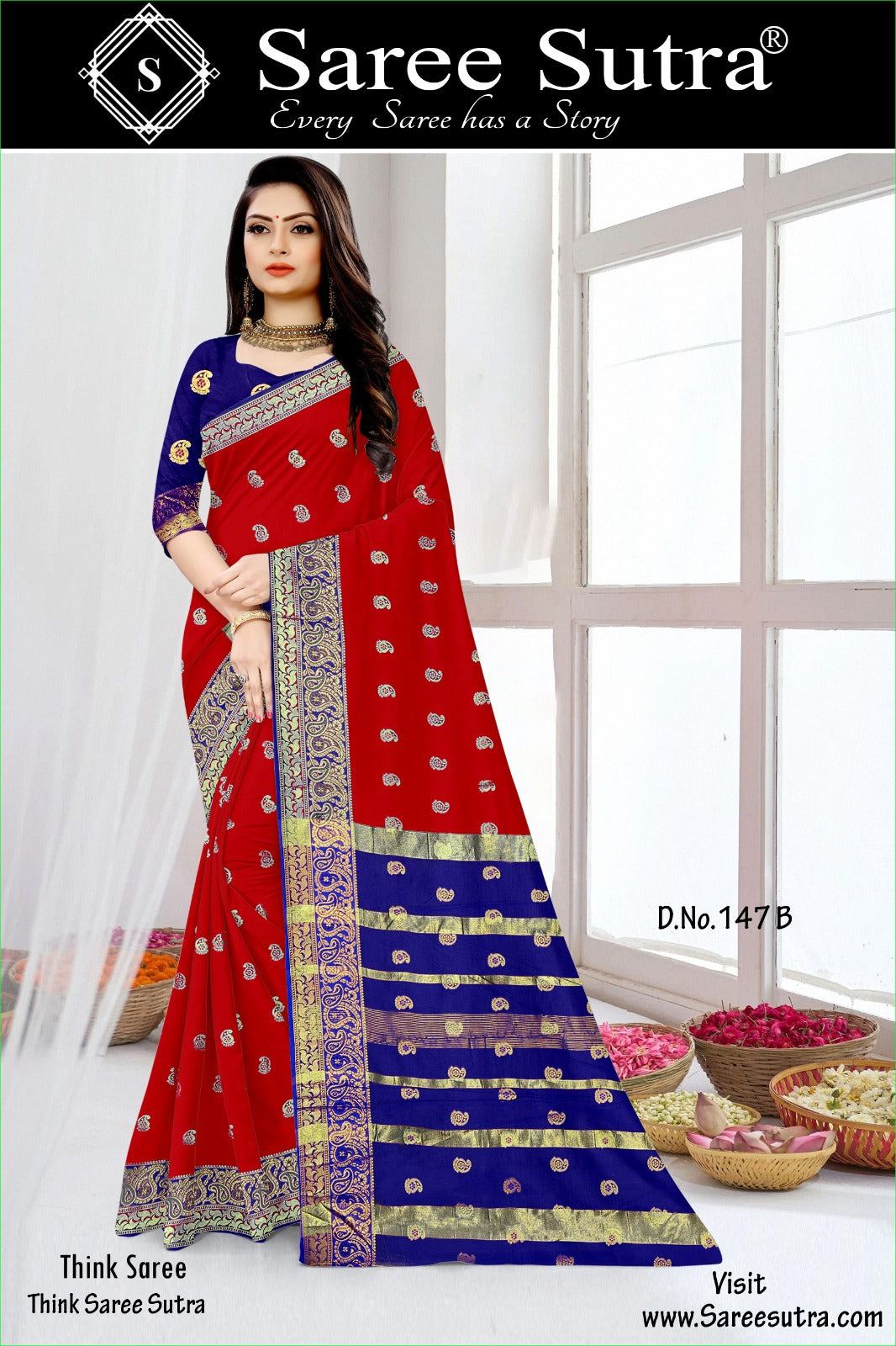 BANARASI SILK WITH ZARI WEAVING SAREE