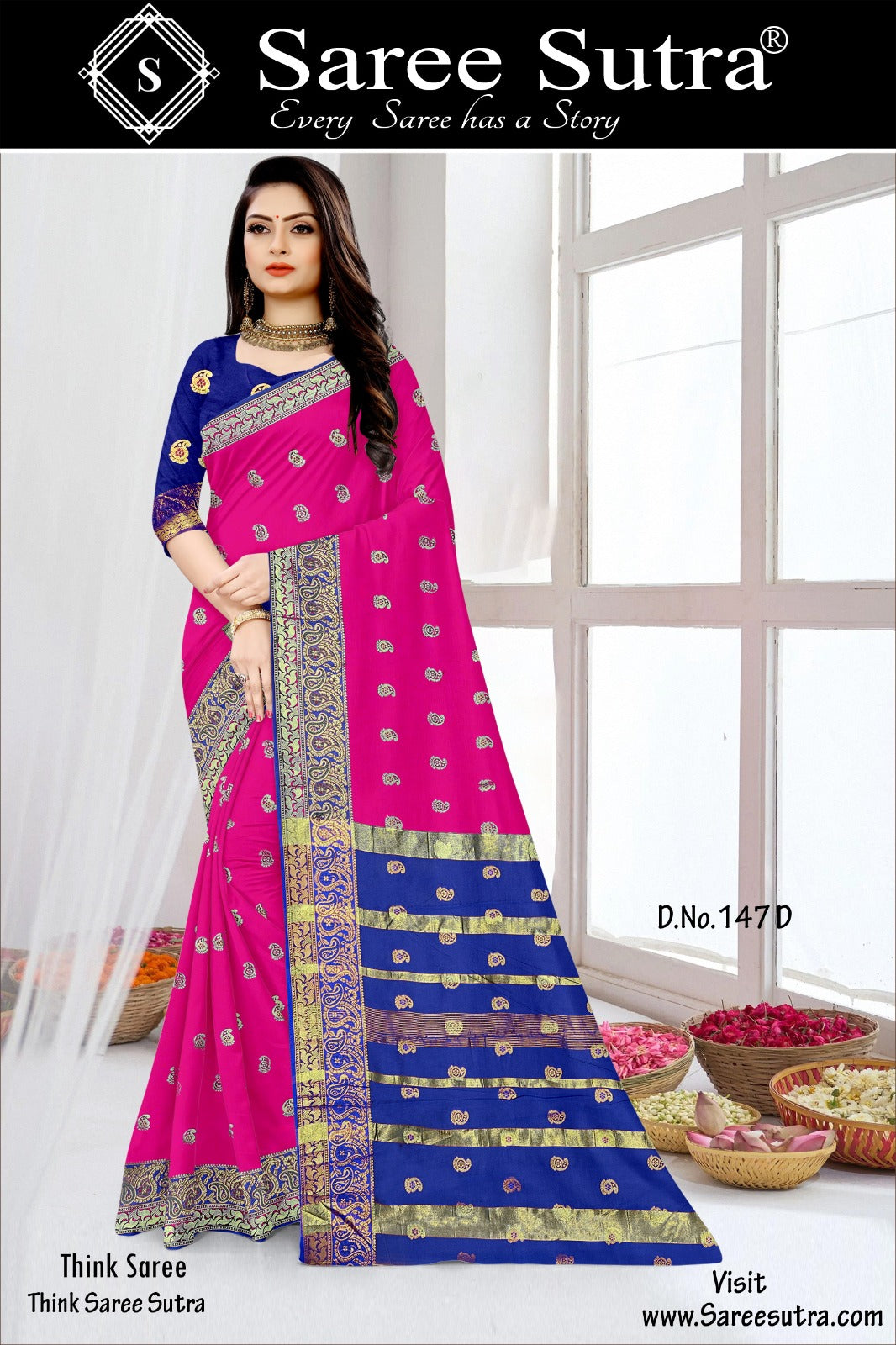 BANARASI SILK WITH ZARI WEAVING SAREE