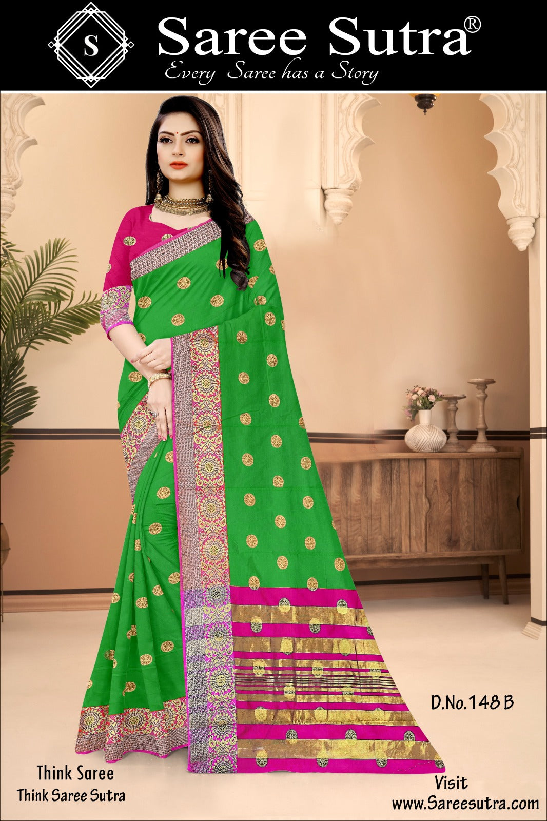 BANARASI SILK WITH ZARI WEAVING SAREE