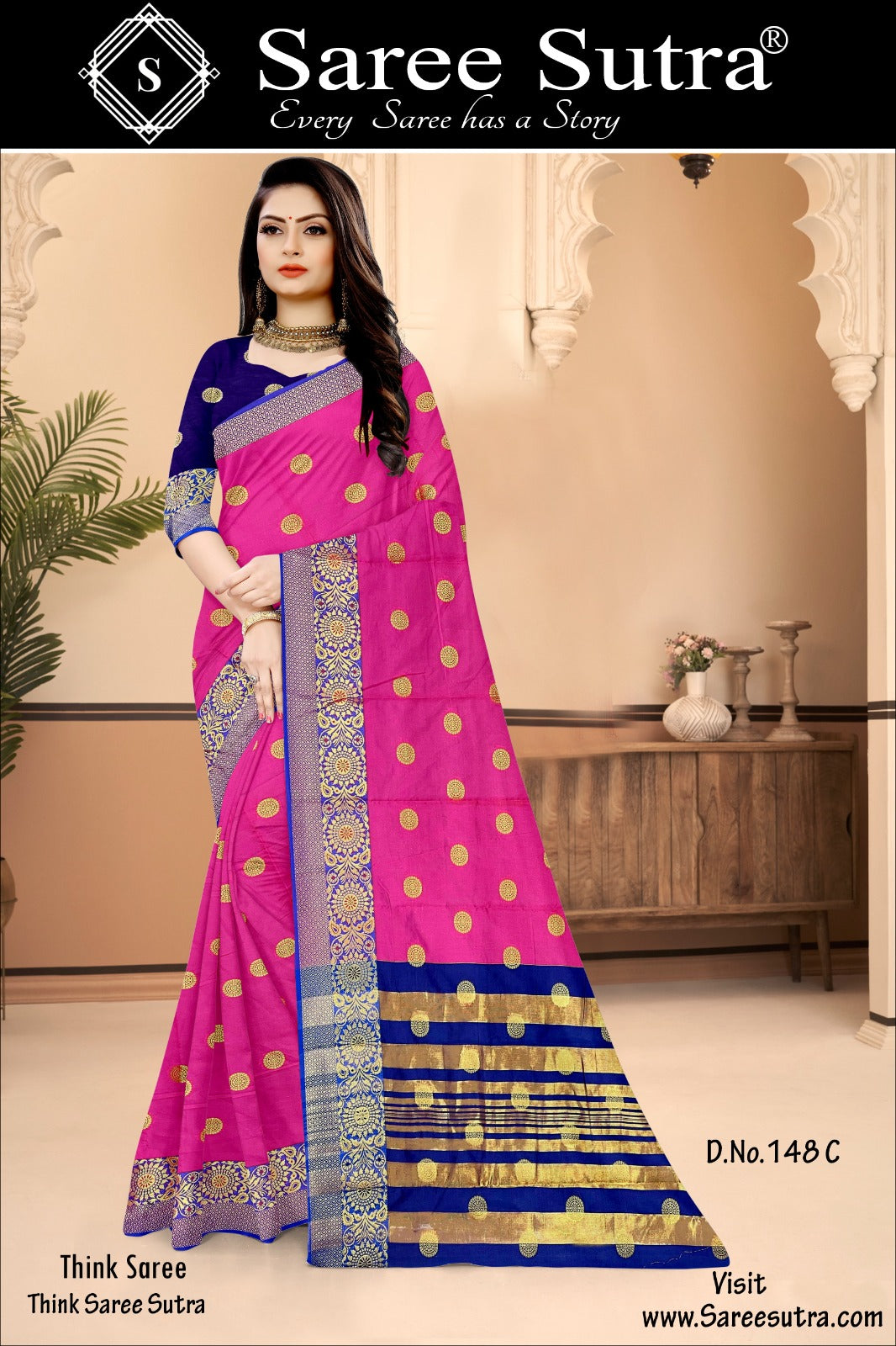 BANARASI SILK WITH ZARI WEAVING SAREE