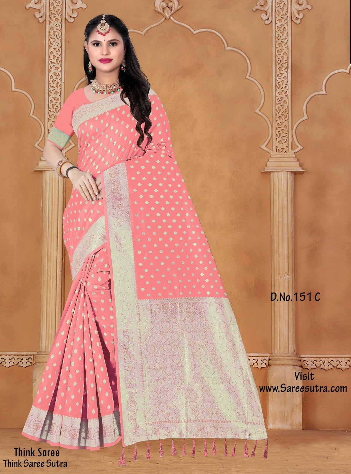 BANARASI SILK WITH ZARI WEAVING SAREE