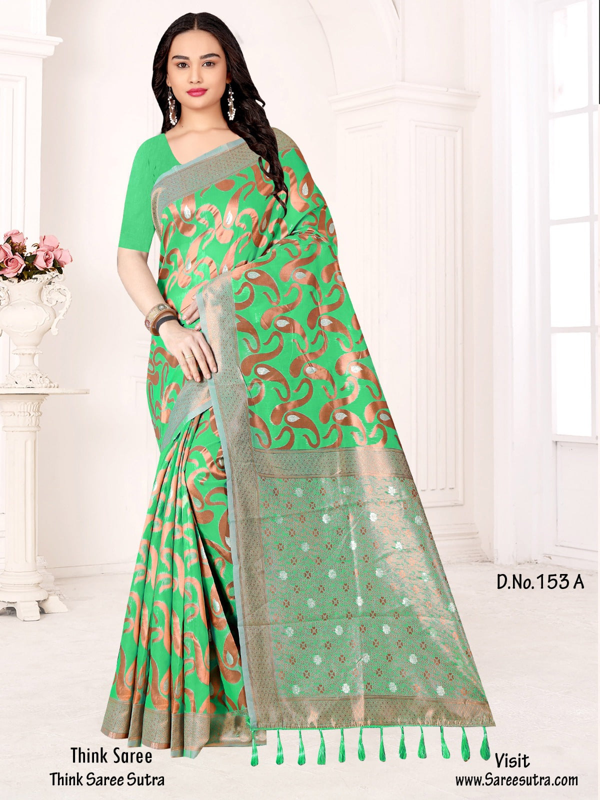 BANARASI SILK WITH ZARI WEAVING SAREE