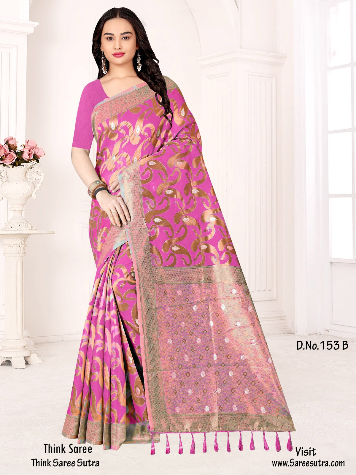 BANARASI SILK WITH ZARI WEAVING SAREE