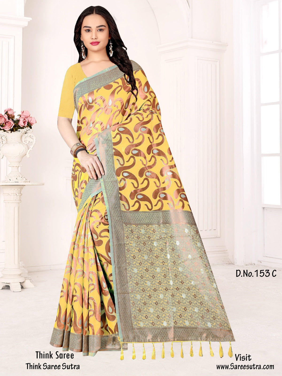 BANARASI SILK WITH ZARI WEAVING SAREE