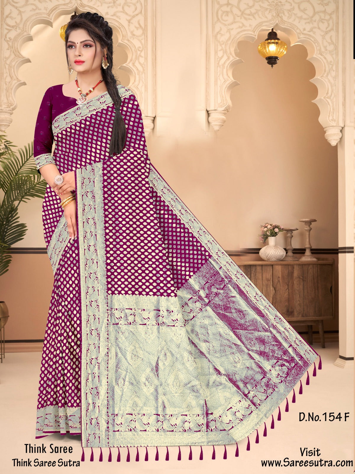 BANARASI SILK WITH ZARI WEAVING SAREE