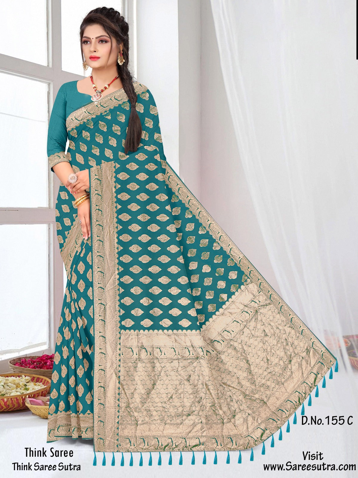 BANARASI SILK WITH ZARI WEAVING SAREE