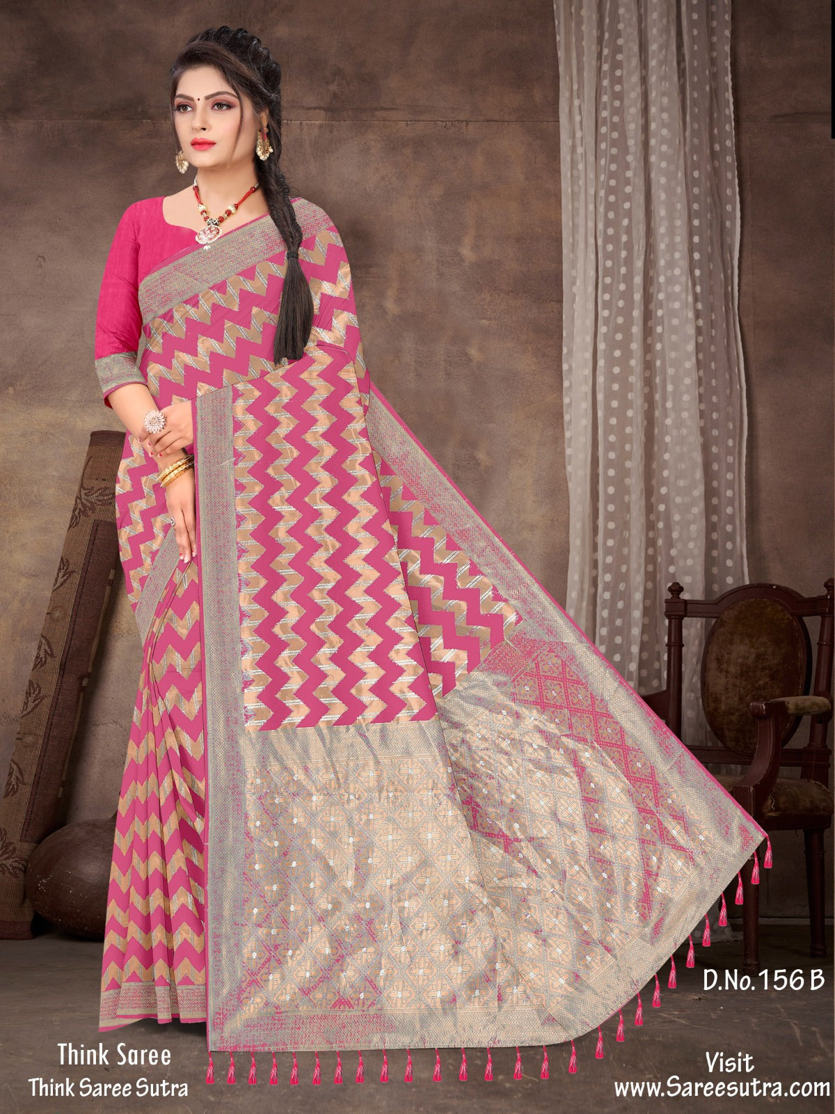 BANARASI SILK WITH ZARI WEAVING SAREE