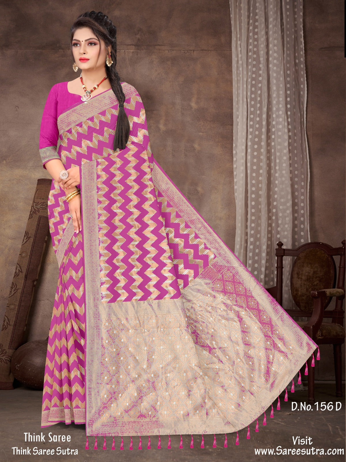 BANARASI SILK WITH ZARI WEAVING SAREE