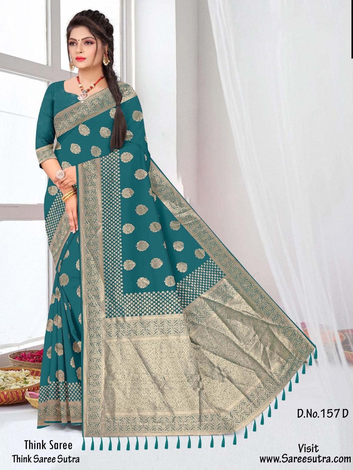 BANARASI SILK WITH ZARI WEAVING SAREE