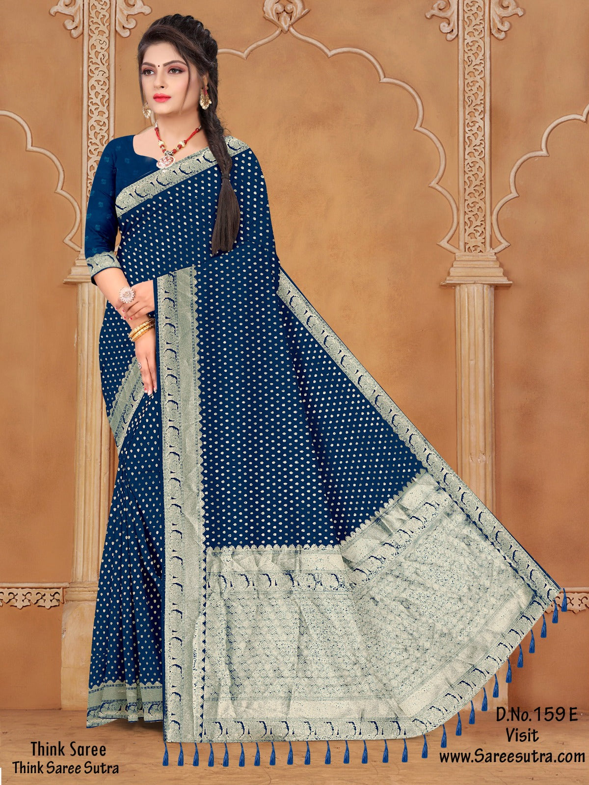 BANARASI SILK WITH ZARI WEAVING SAREE