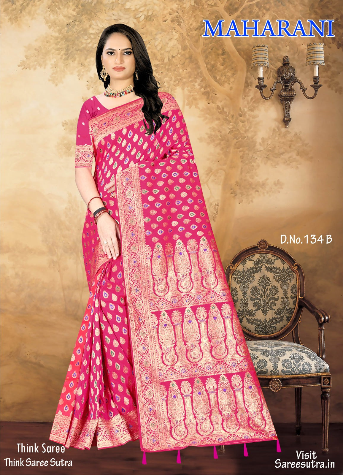 BANARASI SILK WITH ZARI WEAVING SAREE