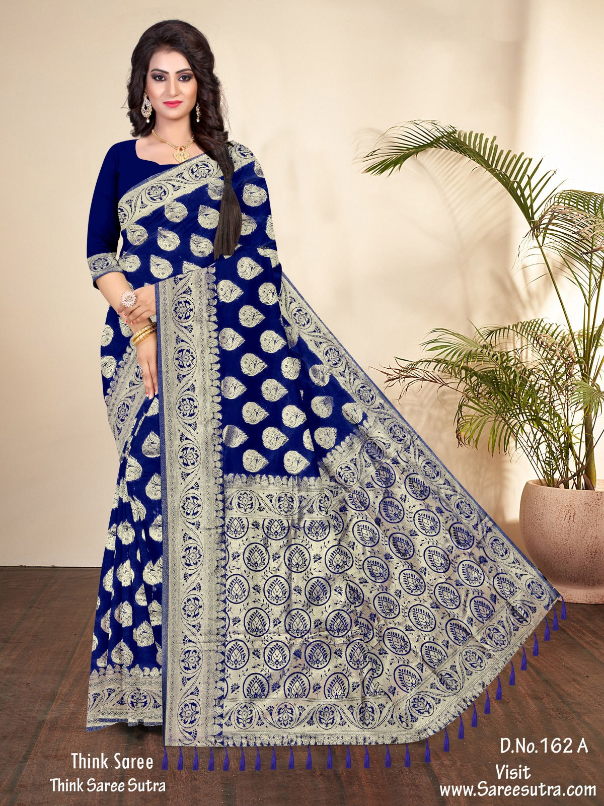 BANARASI SILK WITH ZARI WEAVING SAREE