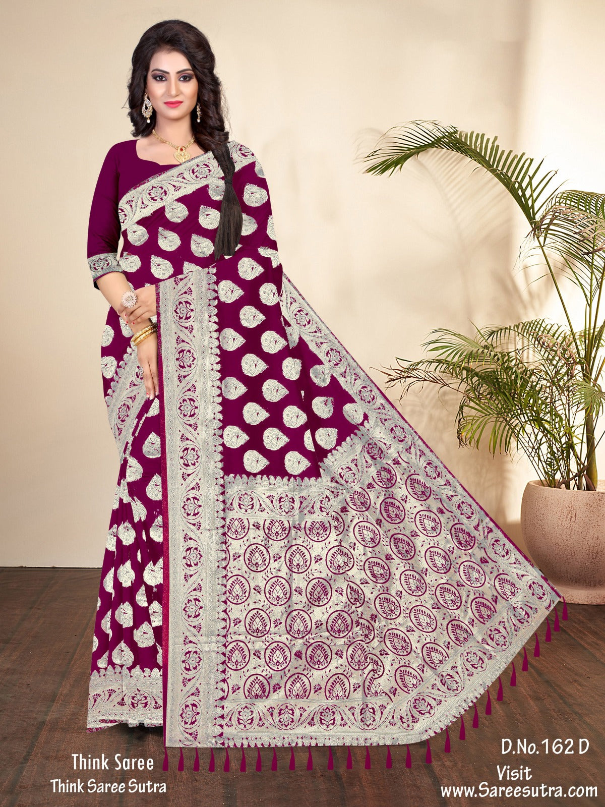 BANARASI SILK WITH ZARI WEAVING SAREE