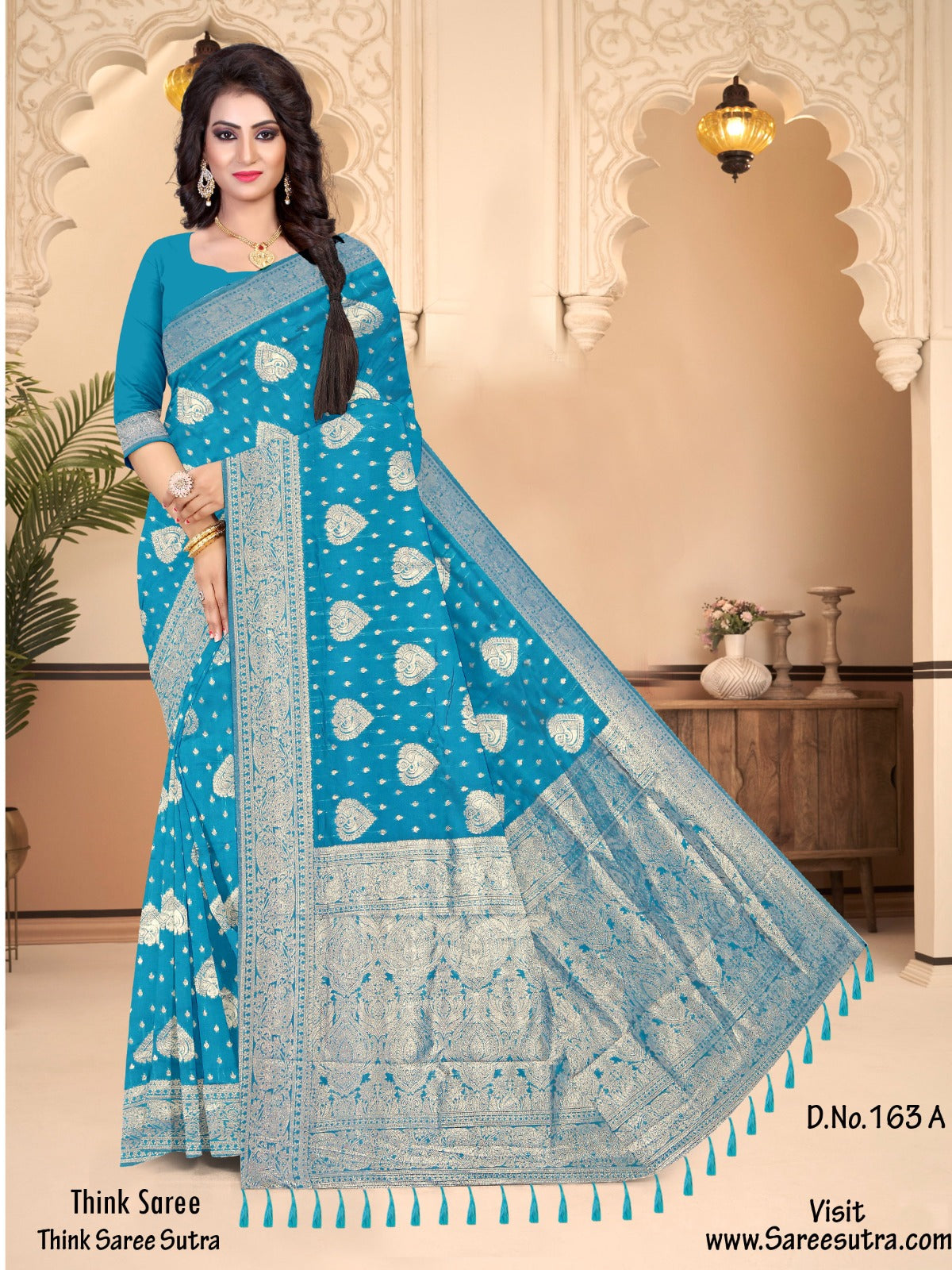 BANARASI SILK WITH ZARI WEAVING SAREE