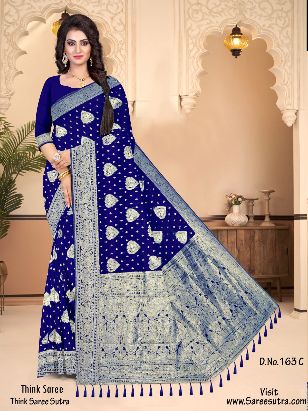 BANARASI SILK WITH ZARI WEAVING SAREE