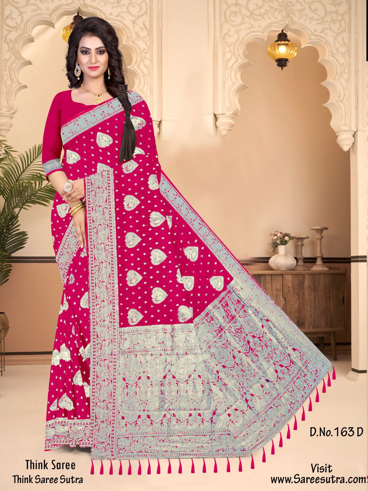 BANARASI SILK WITH ZARI WEAVING SAREE